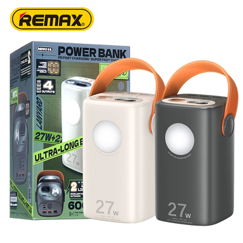 Remax 60,000mAh 27W+22.5W Power Bank