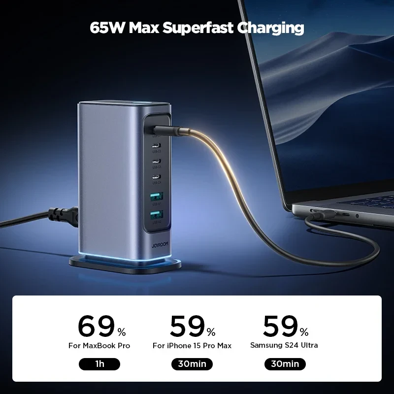 JOYROOM 65W GaN Charger Desktop - Image 3