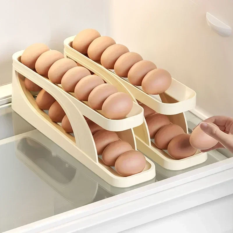 Automatic Rolling Egg Dispenser Tray