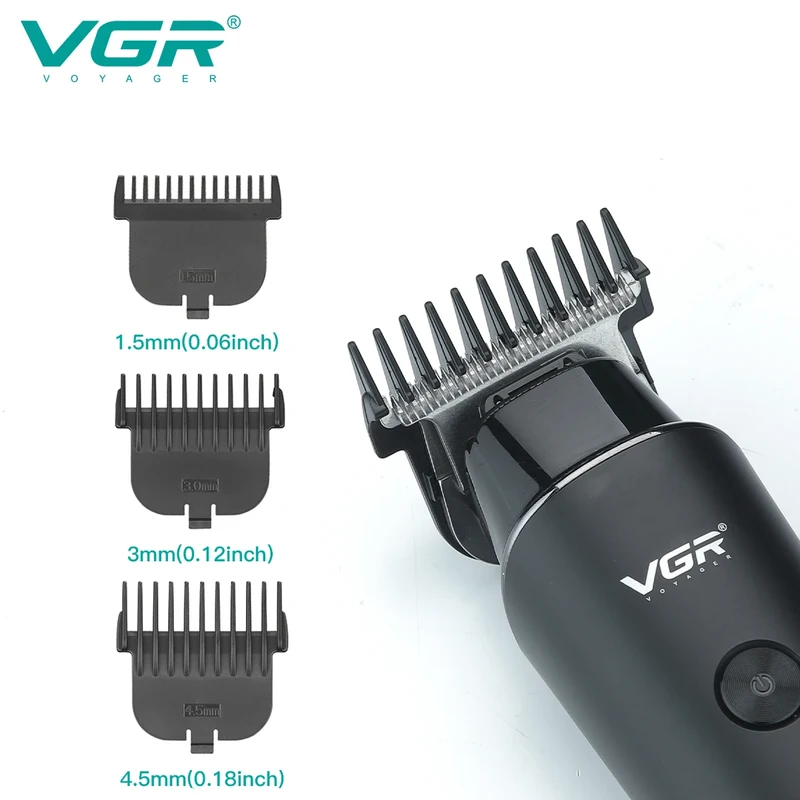 VGR Hair Clipper 8-hours Hair Trimmer - Image 3