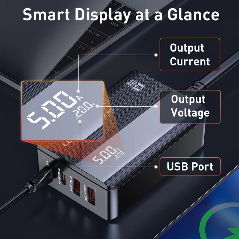 LDNIO A4809C GaN 100W 4-Port Desktop Charger - Image 3
