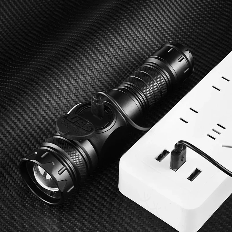 Type-C Rechargeable Powerful Flashlight - Image 4