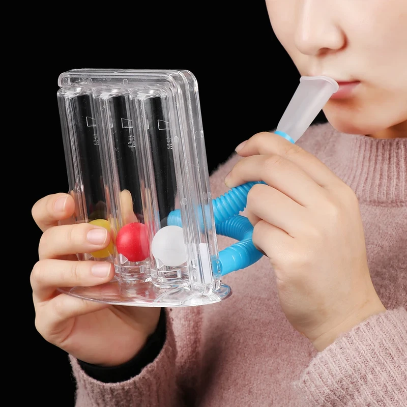 3 Balls Breathing Trainer Lung Function Improvement