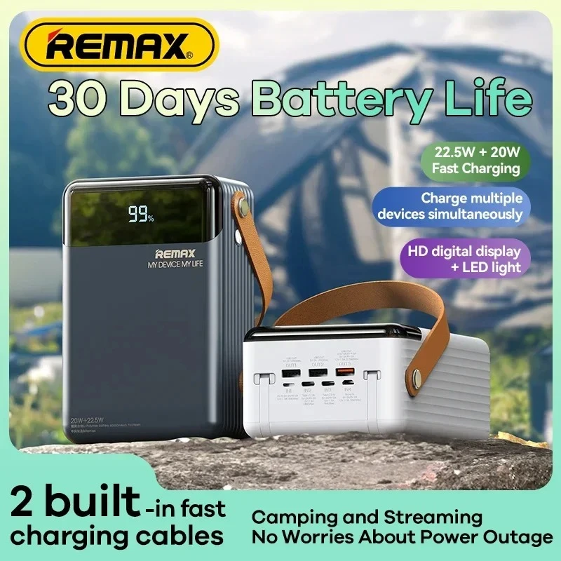 Remax RPP-566 22.5W 80000mAh Fast Charging Power Bank