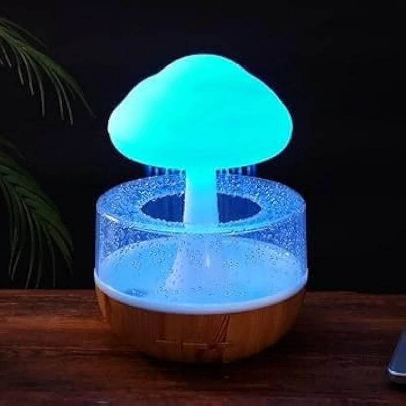 Rain Cloud Humidifier Rain Colourful Mushroom (P-1619)