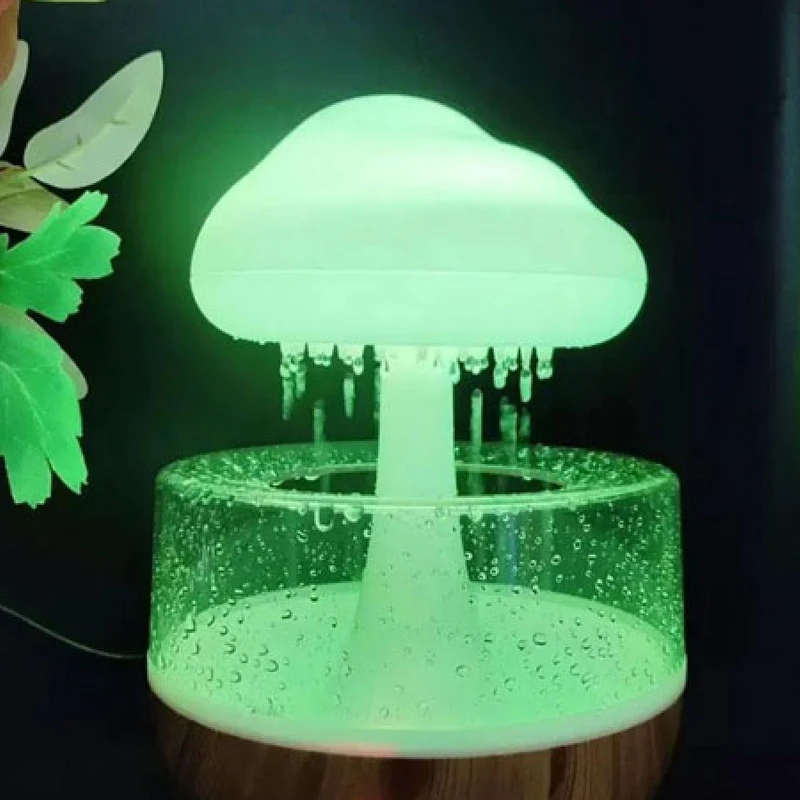 Rain Cloud Humidifier Rain Colourful Mushroom (P-1619)