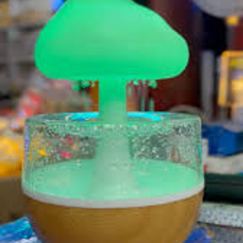 Rain Cloud Humidifier Rain Colourful Mushroom (P-1619) - Image 4