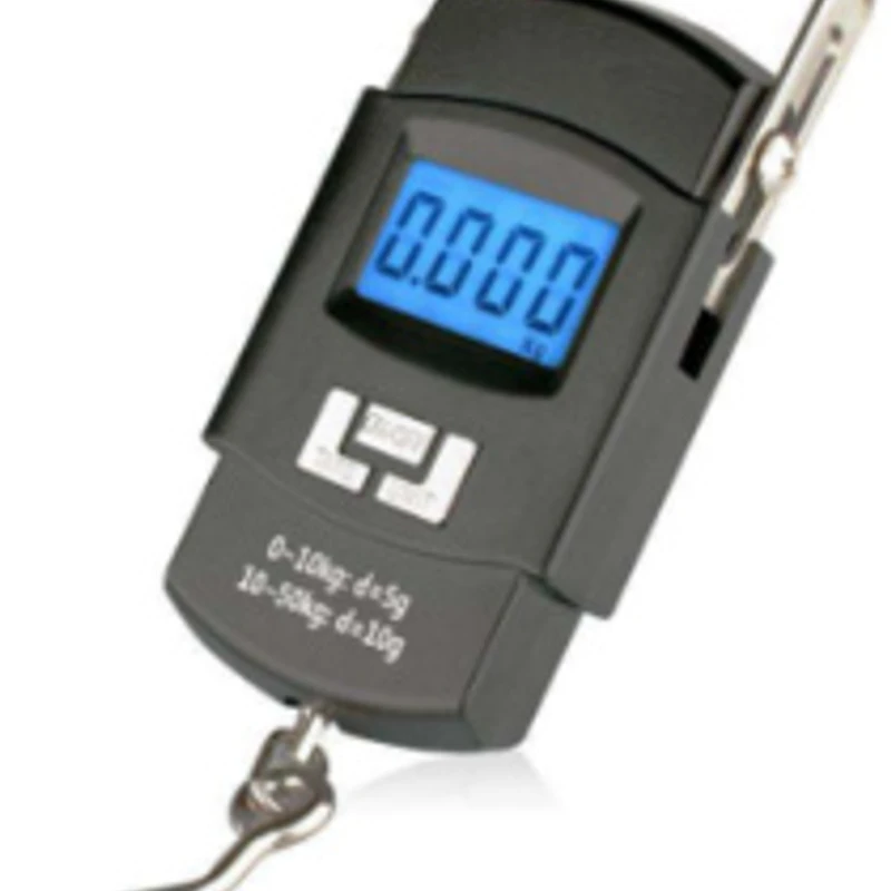 Electronic Portable LCD Digital Scale Double Precision Luggage Weight Scale Balance Scales with Hanging Hook (P-1601)