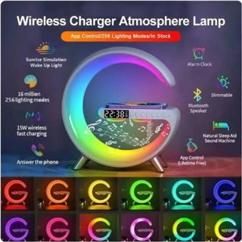 G63 Smart Light Sound Machine with Alarm Clock (P-648)  ডেলিভারী-চার্জ-ফ্রী - Image 3
