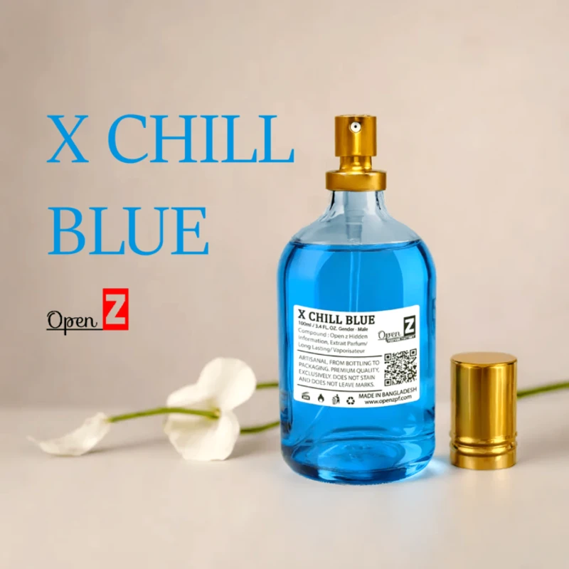 X CHILL BLUE 100ml perfume - Image 3