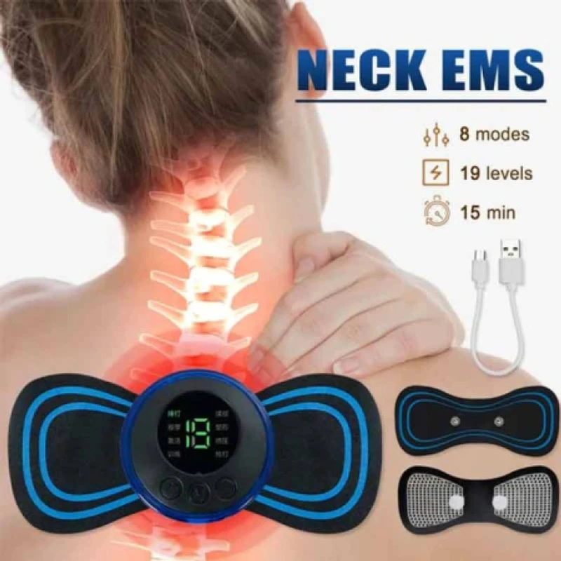 EMS Smart Pocket Body Massager 2-Pad (Rechargeable)
