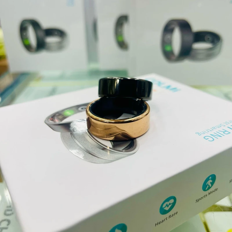 COLMI R02 Smart Ring Health Monitoring IP68 3ATM Waterproof Multi-sport Mode Military Grade Titanium Steel Shell For Men Women (P-1410) - ডেলিভারী চার্জ ফ্রী - Image 4