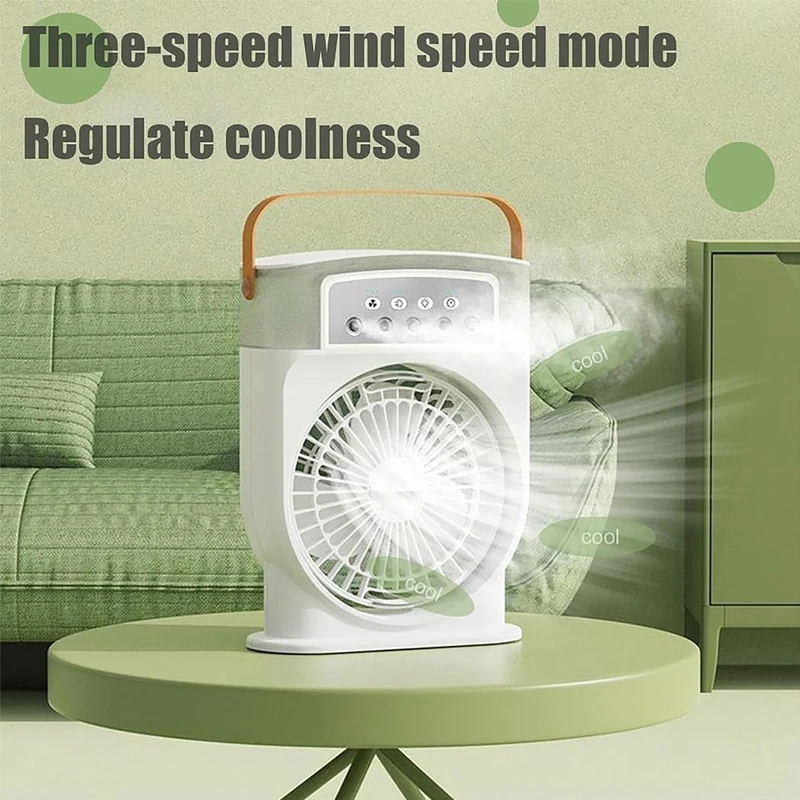 Rechargeable 5 Holes Mist Spray Air-cooler Fan (P-372) -ডেলিভারী চার্জ ফ্রী - Image 4