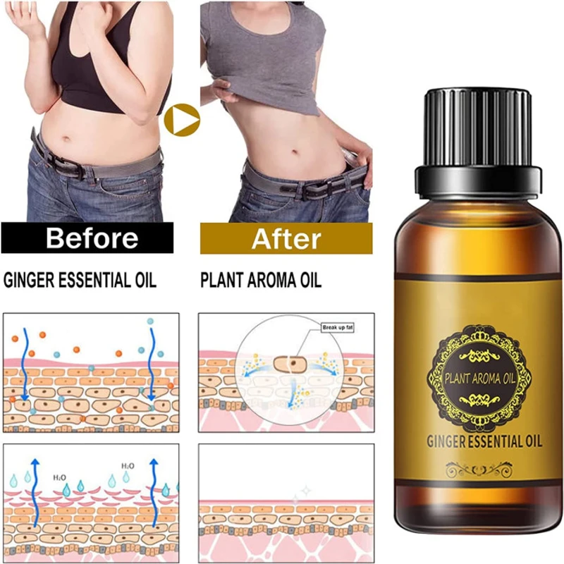Belly Drainage Ginger Essential Oil