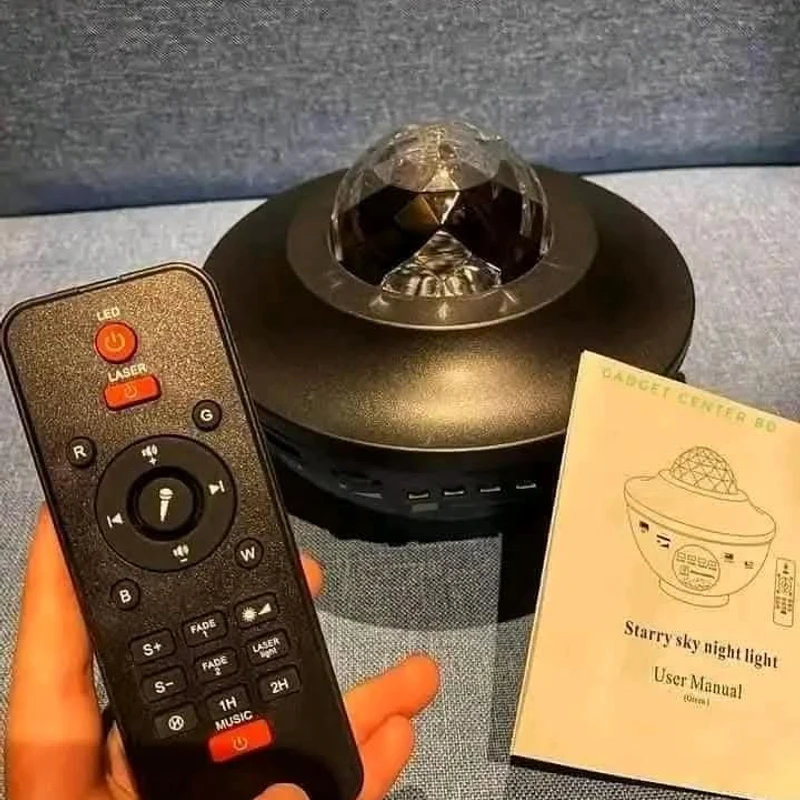 Galaxy Projector Starry Sky LED Night Light (P-1091)  ডেলিভারী চার্জ ফ্রী - Image 3
