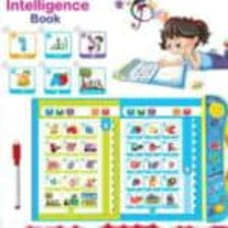 Intelligence Learning Books for Kids - with  Rechargeable cable - ডেলিভারী চার্জ ফ্রী