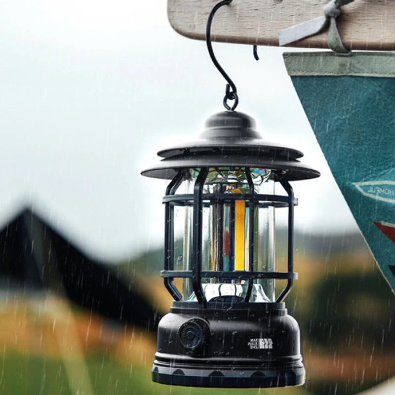 Retro Portable Camping Lamp - Image 3