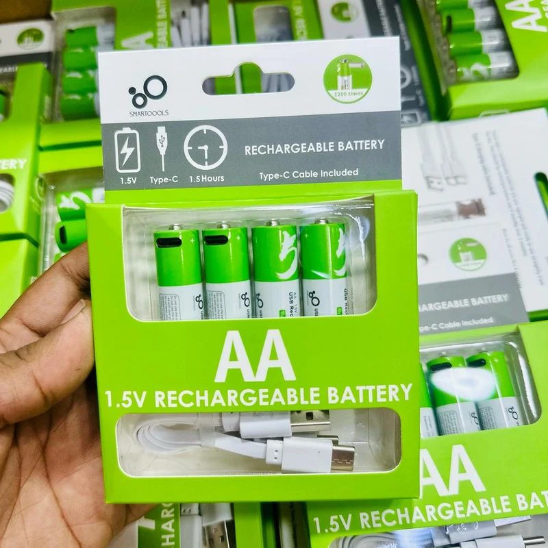 SmarToools RB40 AAA & AA 1.5V 750 mWh Rechargeable Battery (4Pcs Set) SmarToools RB40 AAA & AA 1.5V 750 mWh Rechargeable Battery (4Pcs Set) SmarToools RB40 AAA & AA 1.5V 750 mWh Rechargeable Battery (4Pcs Set) (P-1590)