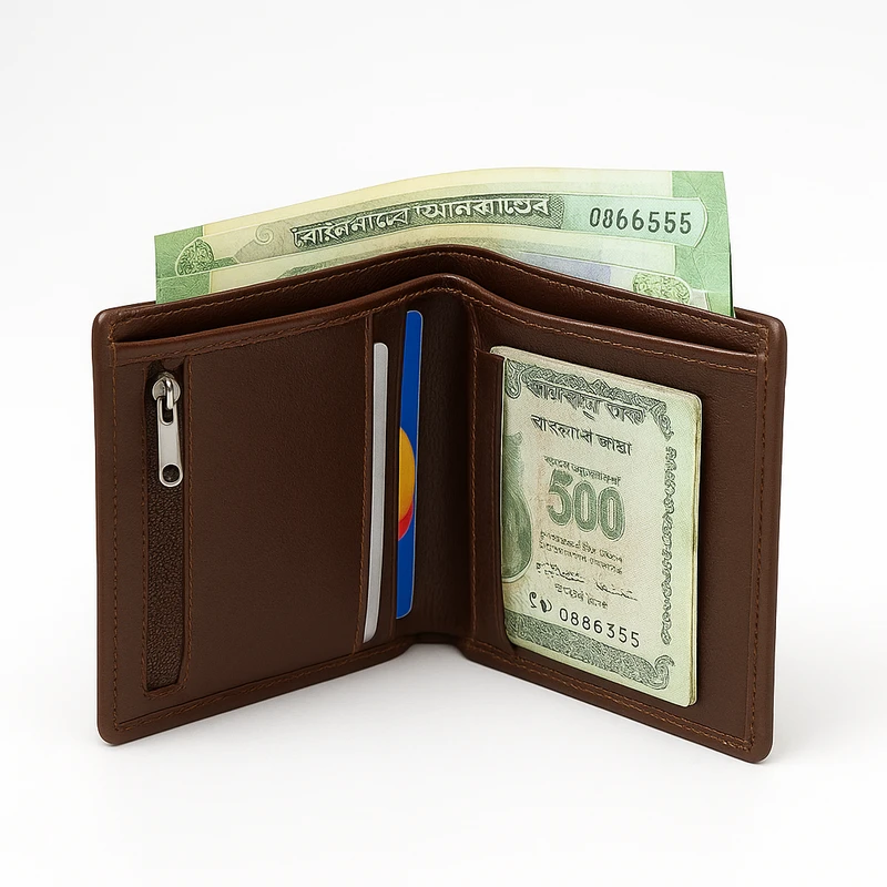 W3C-Standard Moto Wallet – Chocolate Color - Image 4