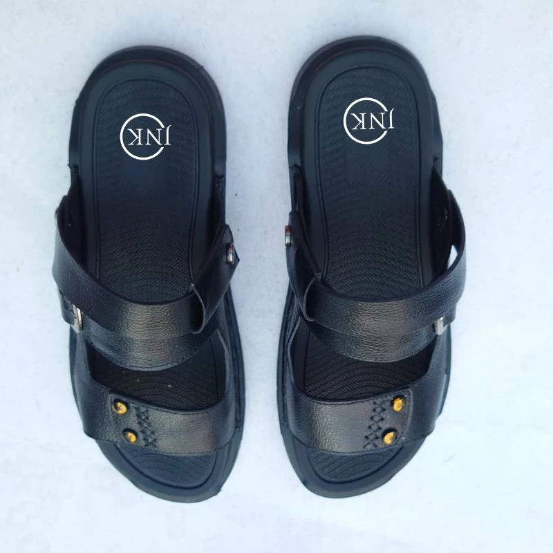 JNK Premium Leather juta | ১০০% গরুর রামরার ১০০% গ্যারান্টি | JS34 Black color - Image 5