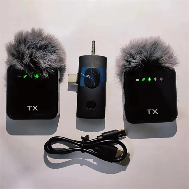 Portable F11 Wireless Microphone 3-in-1 Microphone Noise-cancelling - Thumbnail 5