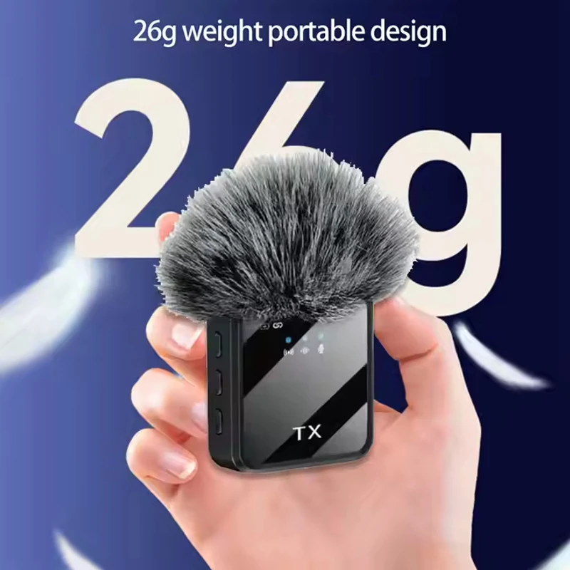 F11-2 Wireless Microphone For iPhone, Android and Camera - Thumbnail 7