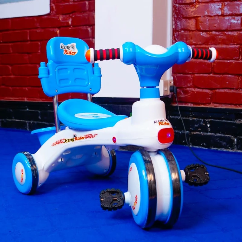 King Rider 302 Tricycle with Music and Light / Tricycle for Kids and Babys / Bike for Babys & Kids Tricycles For Baby Prince