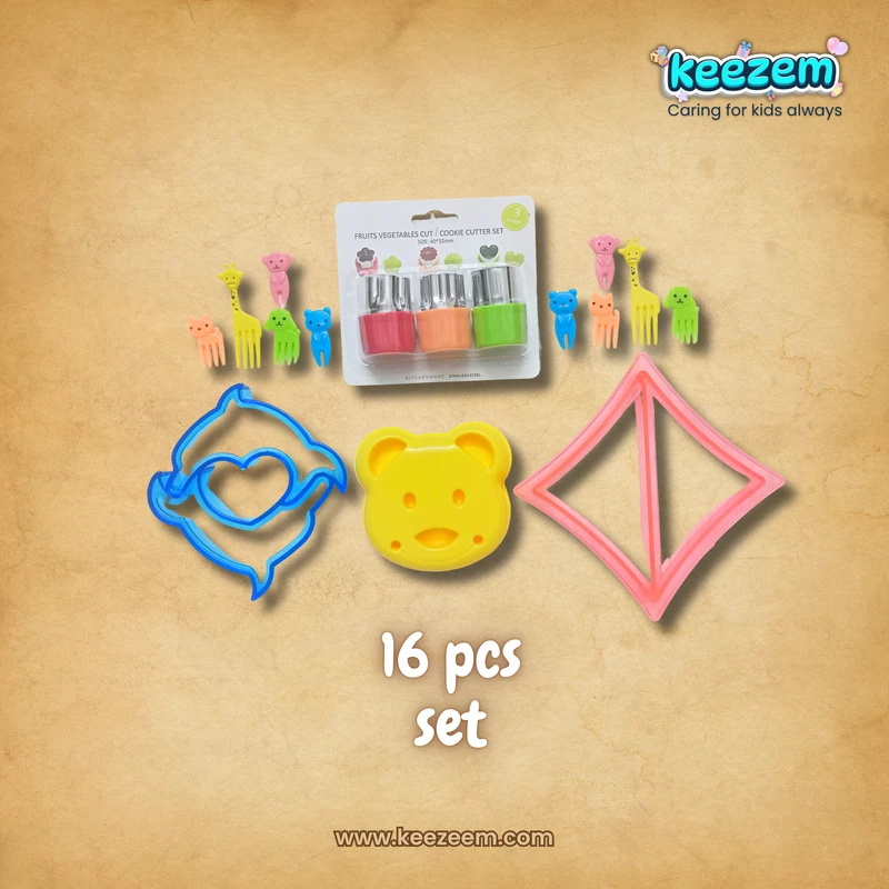 Standard Sandwich Cutter Mold - 16 pcs Set - Thumbnail 3