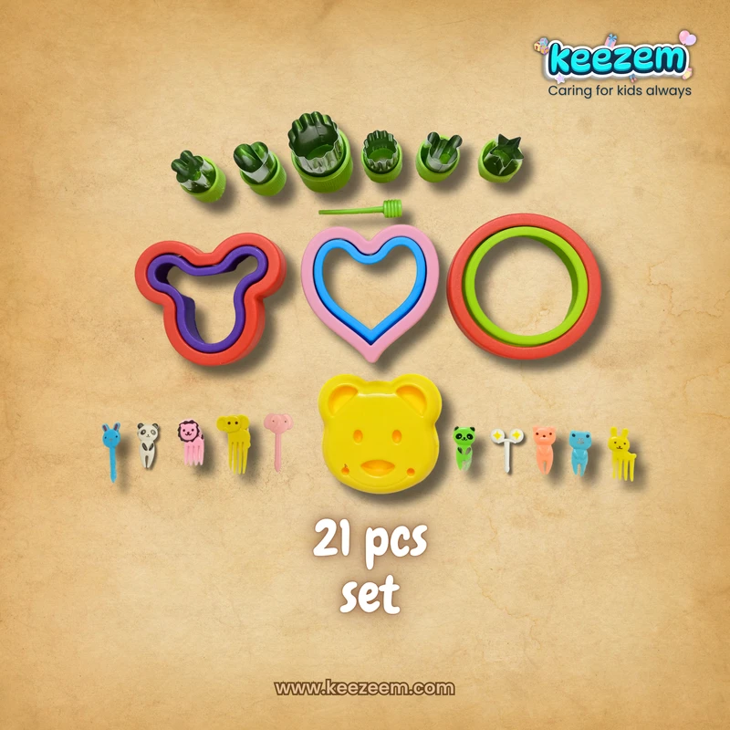 Premium Sandwich Cutter Mold - 21 pcs Set
