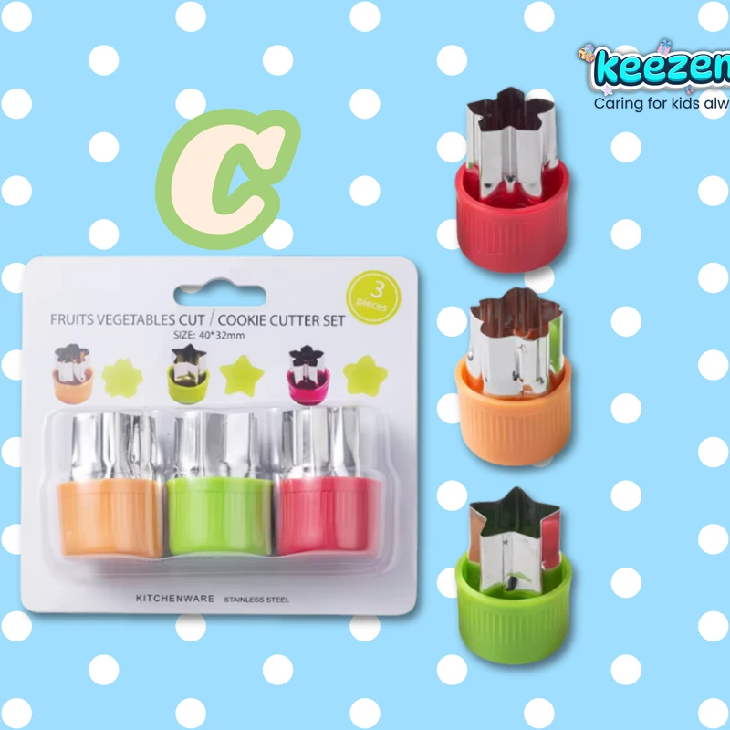 Vegetable Cutter Set - 3 pcs - Thumbnail 4