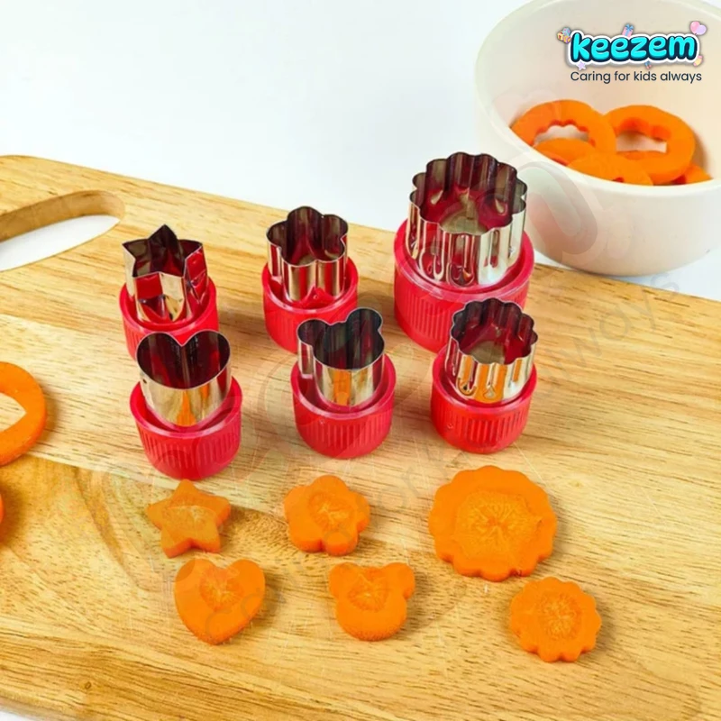 Vegetable Cutter Set - 6 pcs - Thumbnail 3