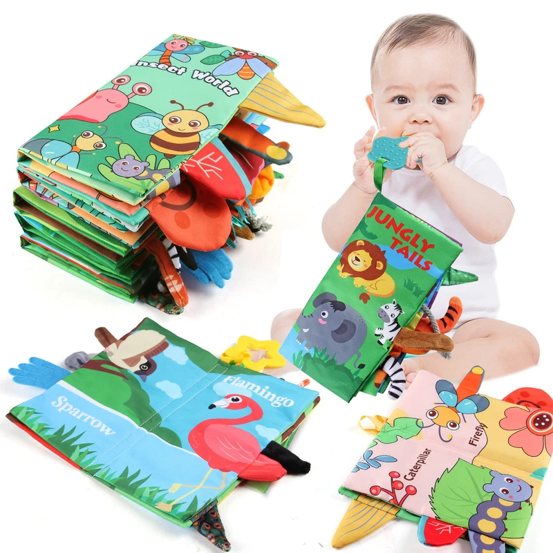 Long Tails Cloth Book - Thumbnail 6