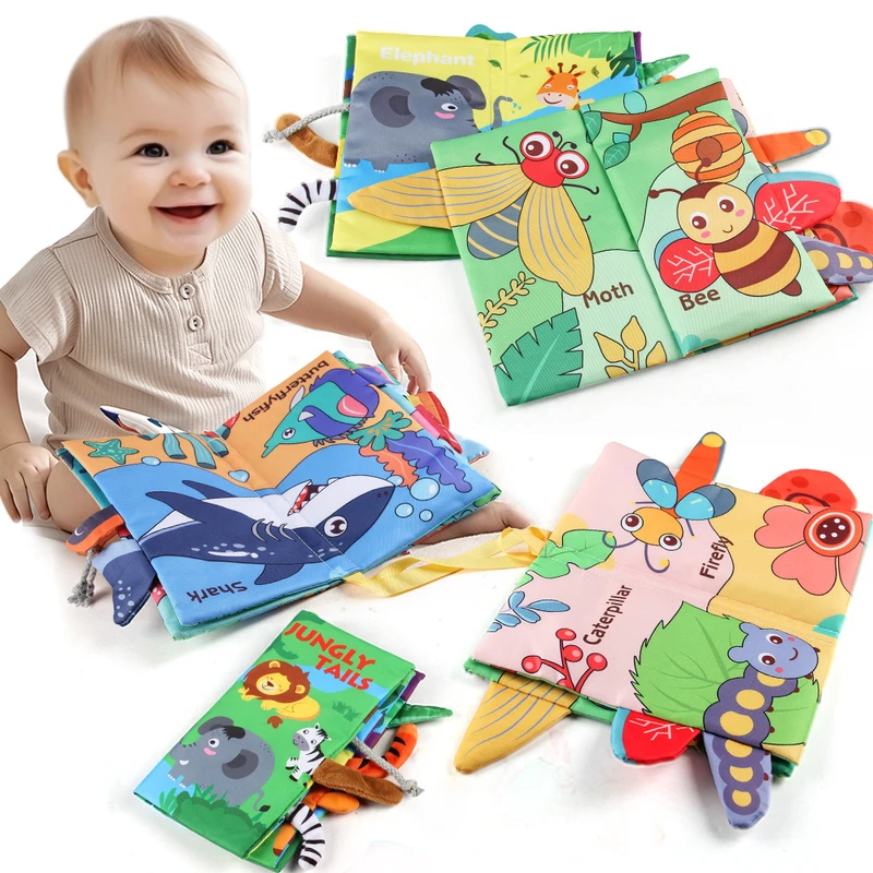 Long Tails Cloth Book - Thumbnail 7