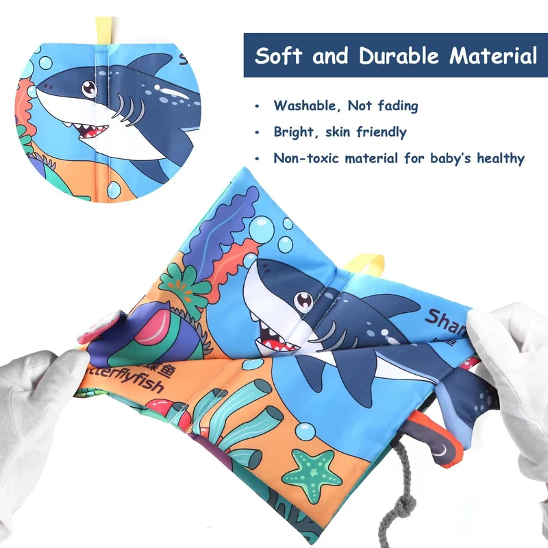 Long Tails Cloth Book - Thumbnail 4