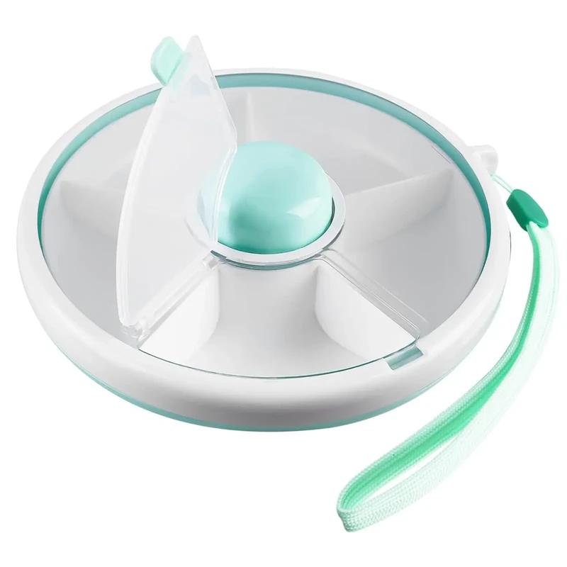 Portable Rotating Snack Box spin box Food Storage Container