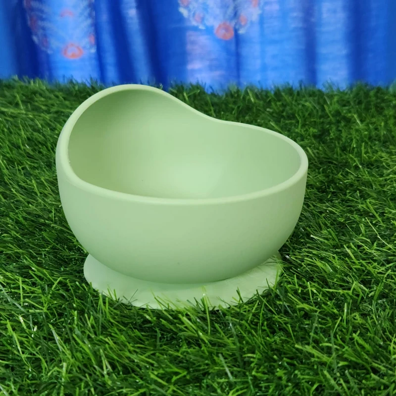 Baby Feeding silicone bowl set BPA Free (Green)