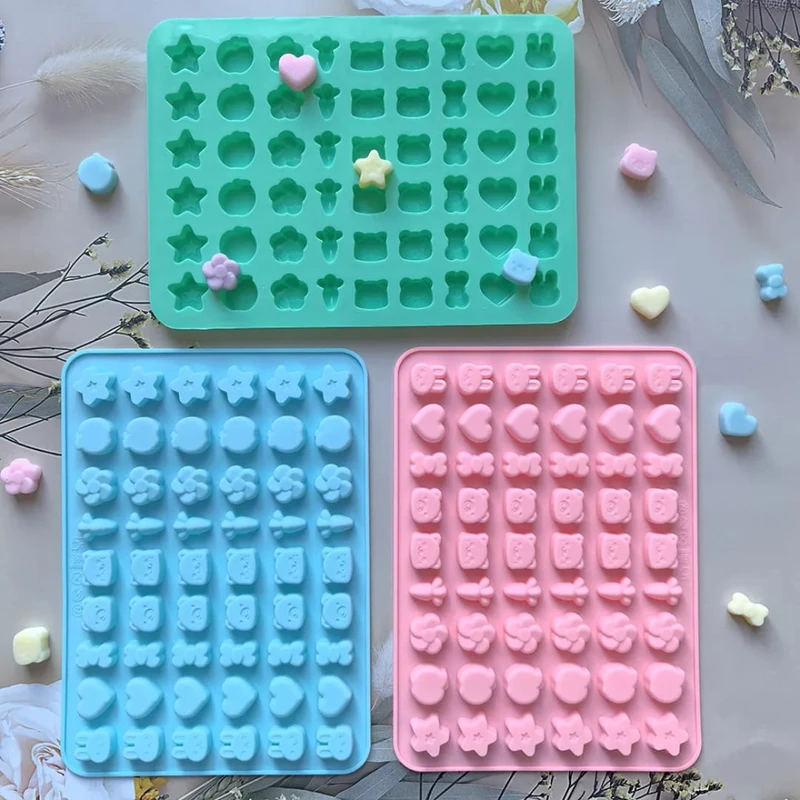 BPA Free Silicone Gummy Candy Molds Chocolate Molds
