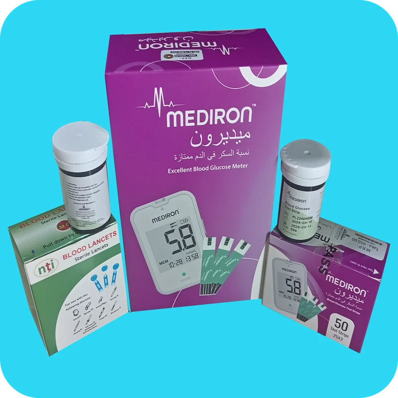 Mediron Glucose Meter Combo Pack - Image 3