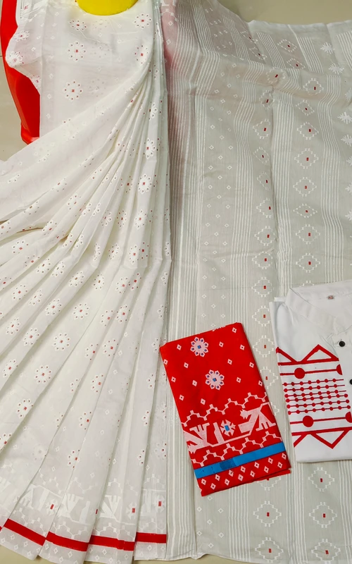 বিশাল ডিসকাউন্টে শাড়ি পাঞ্জাবির কাপল ড্রেস