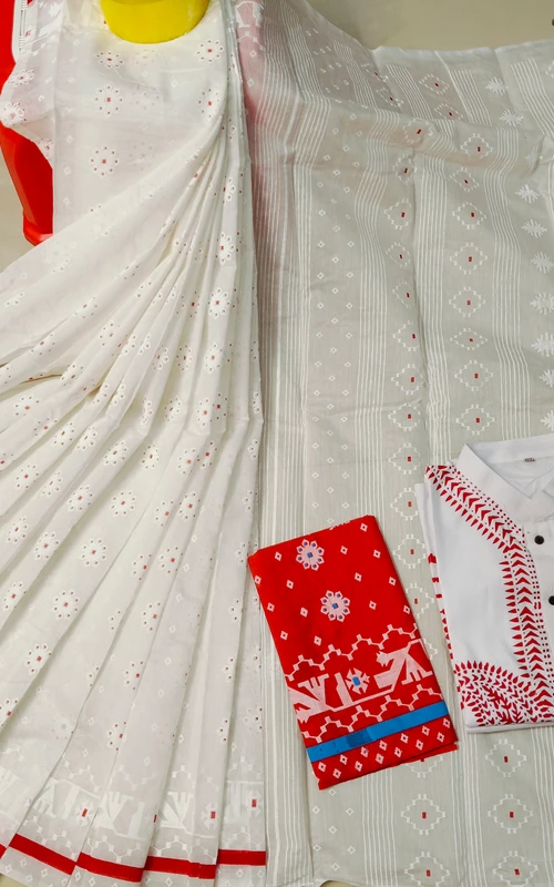 বিশাল সেলে দারুন শাড়ি পাঞ্জাবির কাপল ড্রেস