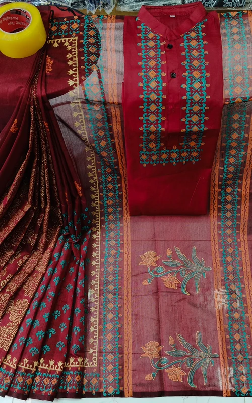 অবিশ্বাস্য সেলে শাড়ি পাঞ্জাবির কাপল ড্রেস