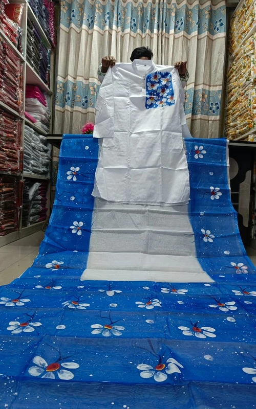বাজেট ফ্রেন্ডলি স্টাইলিশ হ্যান্ড প্রিন্ট কাপল ড্রেস
