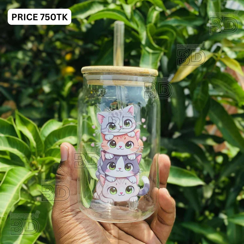 Animated Glass Drink Pot – Fun Meets Function for Every Sip