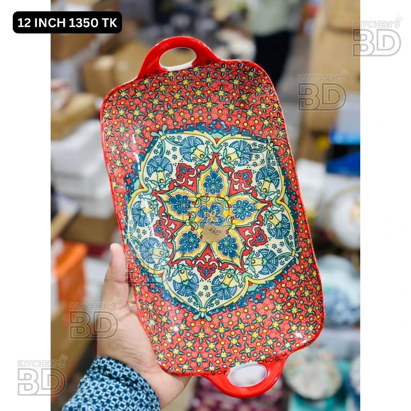 Ceramic Tray Vertical Serving Dish