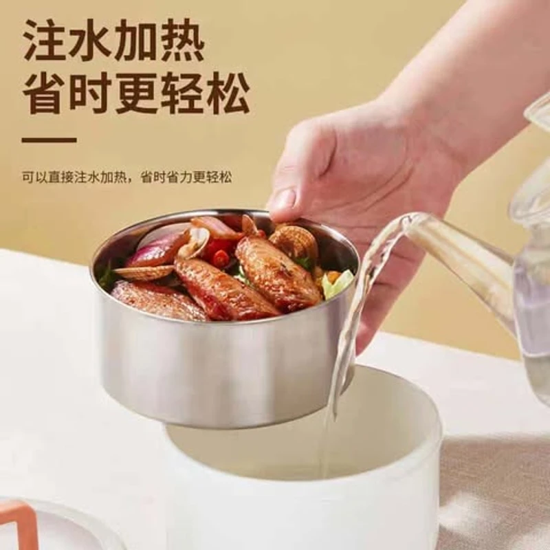 4Pcs Stainless Steel Lunch Box Model 2 - Image 5