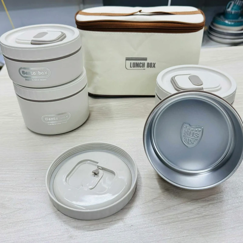 4Pcs Stainless Steel Lunch Box - Image 3