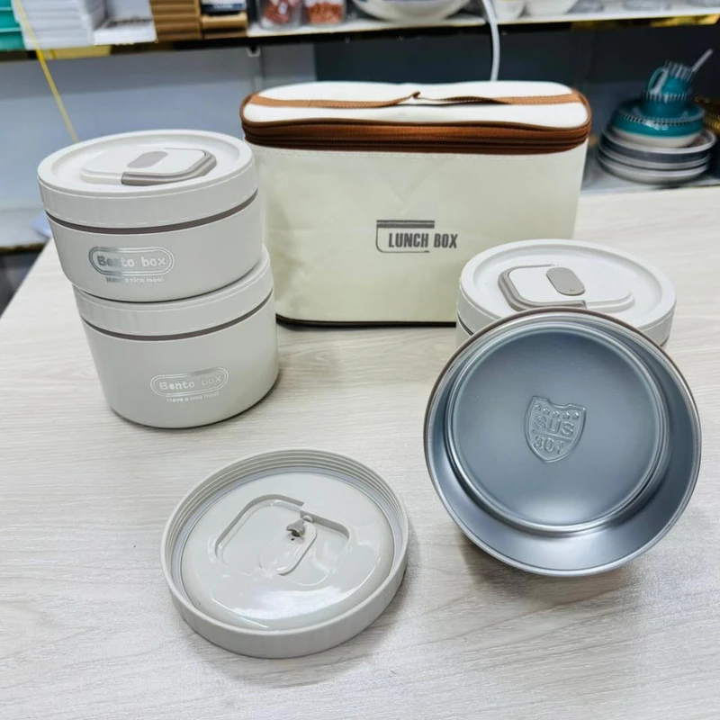 4Pcs Stainless Steel Lunch Box - Image 6