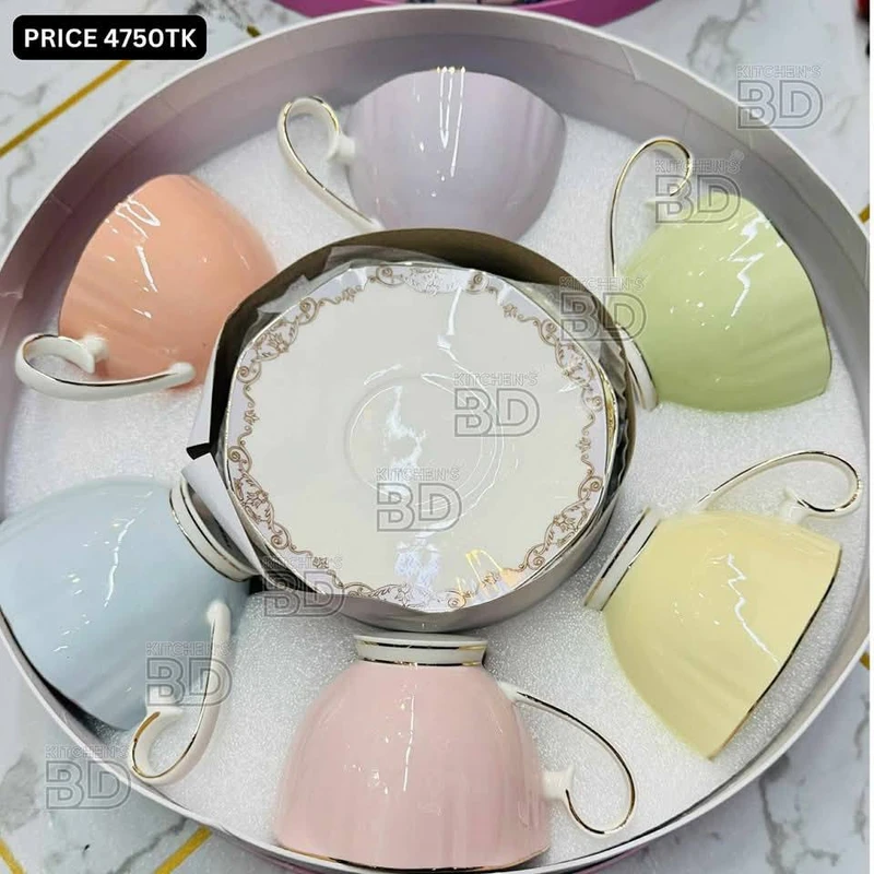 Piece Ceramic Cup Set – Elegance for Every Sip - Image 3