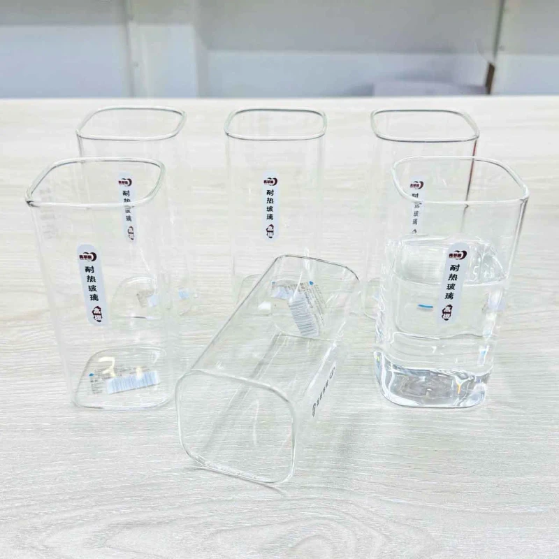 6pcs Square borosilicate Glass Set - Image 4