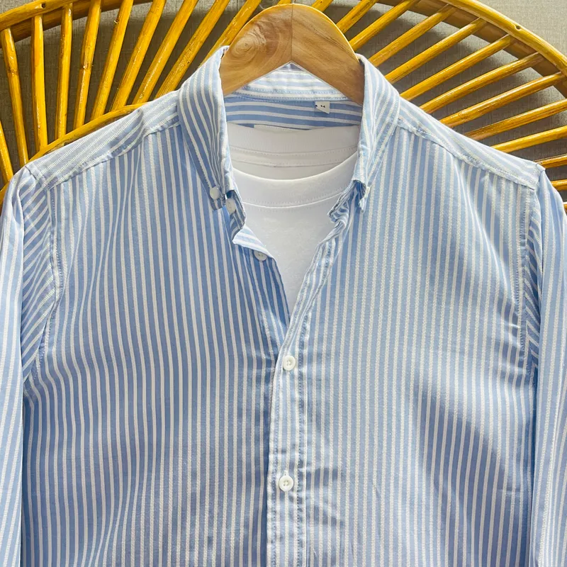 Blue White Stripe Shirt